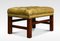 Leather Deep Buttoned Stool 5