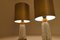 Mid-Century Table Lamps in Teak and Glass from Orrefors, Sweden, Set of 2 8