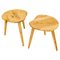 Mid-Century Stools in Pine from Norsk Husflid, Norway, 1960s, Set of 2, Image 1