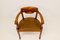 Swedish Brown Desk Chair in Birch & Mahogany, Sweden, 1920s 6