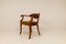 Swedish Brown Desk Chair in Birch & Mahogany, Sweden, 1920s 2
