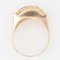 French 18 Karat Yellow Gold Platinum Tank Ring, 1940s, Image 11