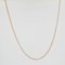 19th Century French 18 Karat Rose Gold Link Chain Necklace 11