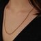 19th Century French 18 Karat Rose Gold Link Chain Necklace 9