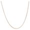 19th Century French 18 Karat Rose Gold Link Chain Necklace 1