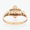 19th Century Natural Pearl 18 Karat Rose Gold Ring, Image 10