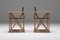 Folding Safari Chairs by Van Praet in the Style of Mogens Koch, 1950s, Set of 7 5