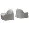 Mid-Century Modern Italian Lounge Chairs in Grey Bouclé from Scarpa, 1960s, Set of 2, Image 1
