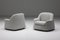 Mid-Century Modern Italian Lounge Chairs in Grey Bouclé from Scarpa, 1960s, Set of 2 3