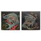 Ceramic Hand Painted Artwork by Diaz Costa, 1960, Set of 2, Image 1