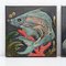 Ceramic Hand Painted Artwork by Diaz Costa, 1960, Set of 2, Image 3