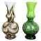 Pop Art Vase von Opaline Florence, Italien, 1970er, 2er Set 1