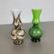 Pop Art Vase von Opaline Florence, Italien, 1970er, 2er Set 11