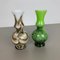 Pop Art Vase from Opaline Florence, Italy, 1970s, Set of 2 2