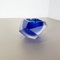 Murano Glass Sommerso Diamond Bowl Ashtray by Flavio Poli, Italy, 1970s 3