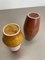 Mehrfarbige Fat Lava Keramikvasen von Scheurich, Deutschland, 4er Set 20
