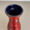 Red Ceramic Studio Pottery Vase from Marei Keramik, Germany, 1970 11