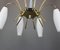 Large Italian Glass Sunburst Chandelier, 1950s, Image 6