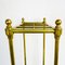 Mid-Century Italian Brass Umbrella Stand with Black Iron Base, 1950s, Image 10