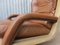 Vintage Two-Tone Leather Lounge Chair, 1960s 12