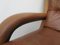 Vintage Two-Tone Leather Lounge Chair, 1960s, Image 6