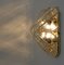 Modern Italian Half-Century Ceiling Lights in Brass and Frosted Glass, 1970s, Image 5