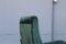 Italian Green Velvet Armchairs with Feet in Metal and Brass in the Zanuso Style, 1950s, Set of 2 12