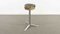 Vintage Birch and Steel Stool or Side Table 3