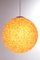 Lámpara colgante Sugar Ball XL en naranja de John & Sylvia Reid, años 60, Imagen 3