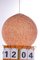 Lámpara colgante Sugar Ball XL en naranja de John & Sylvia Reid, años 60, Imagen 4