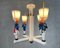 French 4-Light Chandelier by Suzanne Guiguichon, 1950s 11