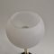 Mid-Century French Table Lamp with White Glass Shade, 1950s 6