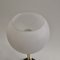 Mid-Century French Table Lamp with White Glass Shade, 1950s, Image 6