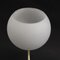 Mid-Century French Table Lamp with White Glass Shade, 1950s 8