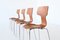 Sedie Hammer 3103 in teak di Arne Jacobsen per Fritz Hansen, Danimarca, 1980, set di 4, Immagine 3