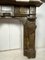 Antique Wooden Fireplace Mantle, 1900s 5