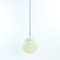 Long Vintage Czech Cream Opaline Ceiling Light by Elektrosvit, 1950s, Image 7