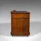 Antique English Oak & Leather Pedestal Desk, 1880 3