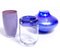 Opalisierende violette Glasvase im Stil von Loetz 3