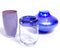 Vase en Verre Opalescent Violet dans le Style de Loetz 3