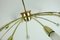 Big Mid-Century Austrian Brass Sputnik Spider Ceiling Lamp by Rupert Nikoll, 1950s 4