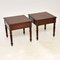 Antique Georgian Style Inlaid Side Tables, Set of 2 9