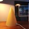 Conical Minimalist Lamp in Tinted Glass, 1980s 1
