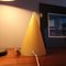 Konische Minimalistische Lampe aus Getöntem Glas, 1980er 2