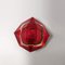 Posacenere rosso di Flavio Poli per Seguso, Italia, anni '60, Immagine 4