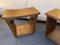 Mid-Century Italian Trapeze Wooden Stools by Osvaldo Borsani, 1950s, Set of 2, Image 8