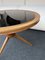 Mid-Century Italian Wood and Opaline Glass Coffee Table by Cesare Lacca, 1950s 10