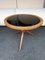 Mid-Century Italian Wood and Opaline Glass Coffee Table by Cesare Lacca, 1950s 5