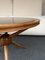 Table Basse Mid-Century en Bois et Verre Opalin par Cesare Lacca, Italie, 1950s 7