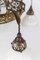 Jefferson Moonstone Glass Chandelier Lamp, Image 9